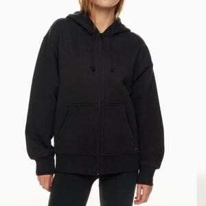 Aritiza Tna boyfriend extra fleece zip up hoodie